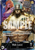 Rob Lucci (079) (Parallel) L 500 Years in the Future OP07-079 NM (Back)