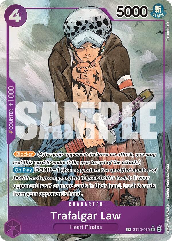 Trafalgar Law (010) (TR) TR 500 Years in the Future ST10-010 NM (Back)