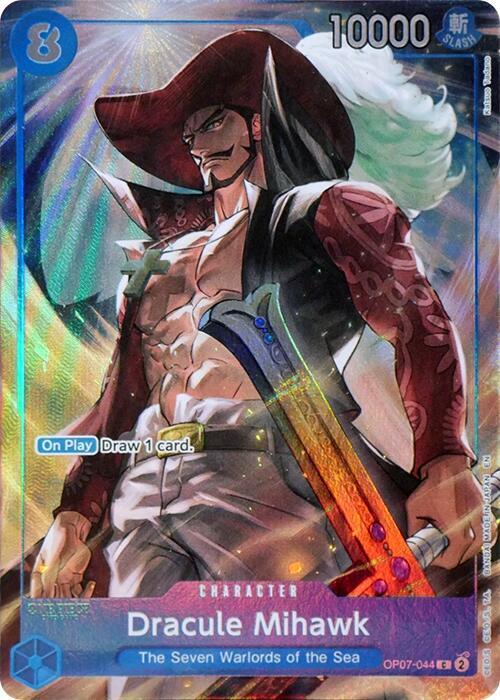 Dracule Mihawk (Seven Warlords of the Sea Binder Set) C One Piece Promotion Cards OP07-044 NM (Back)