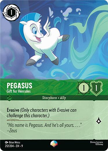 Pegasus - Gift for Hercules (Epic) Epic Fabled 212/204 NM