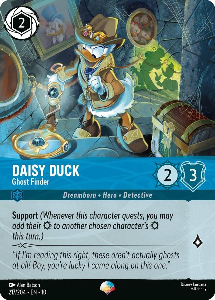 Daisy Duck - Ghost Finder (Epic) Epic Whispers in the Well 217/204 NM
