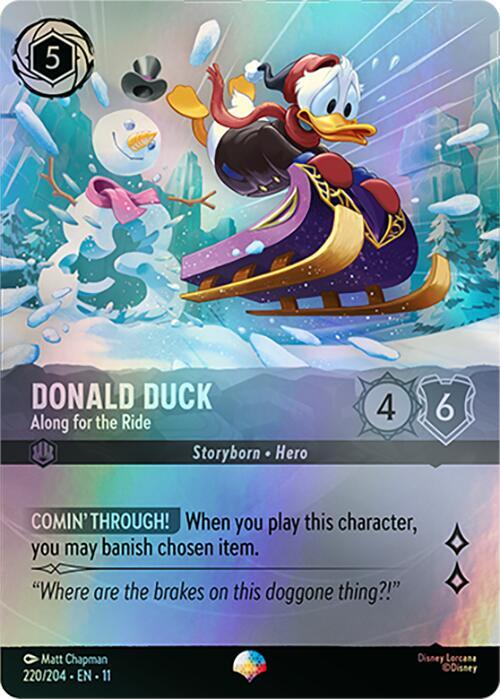 Donald Duck - Along for the Ride (Epic) Epic Winterspell 220/204 NM