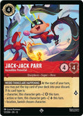 Jack-Jack Parr - Incredible Potential Super Rare Wilds Unknown 121/204 NM (Back)