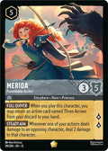 Merida - Formidable Archer Legendary Wilds Unknown 191/204 NM (Back)