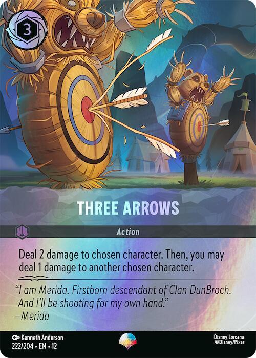 Three Arrows (Epic) Epic Wilds Unknown 222/204 NM