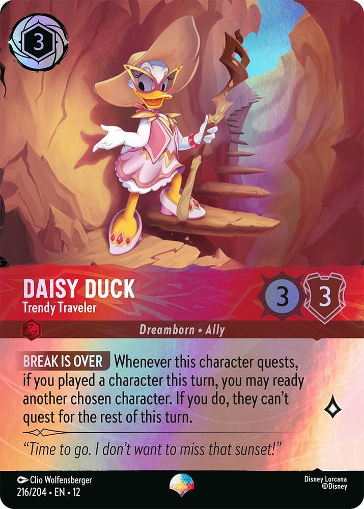 Daisy Duck - Trendy Traveler (Epic) Epic Wilds Unknown 216/204 NM