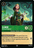 Elinor - Renowned Diplomat Super Rare Wilds Unknown 86/204 NM (Back)
