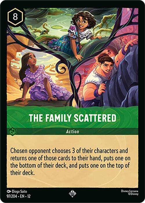 The Family Scattered Super Rare Wilds Unknown 97/204 NM (Back)