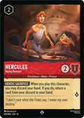Hercules - Young Rescuer Super Rare Wilds Unknown 123/204 NM (Back)