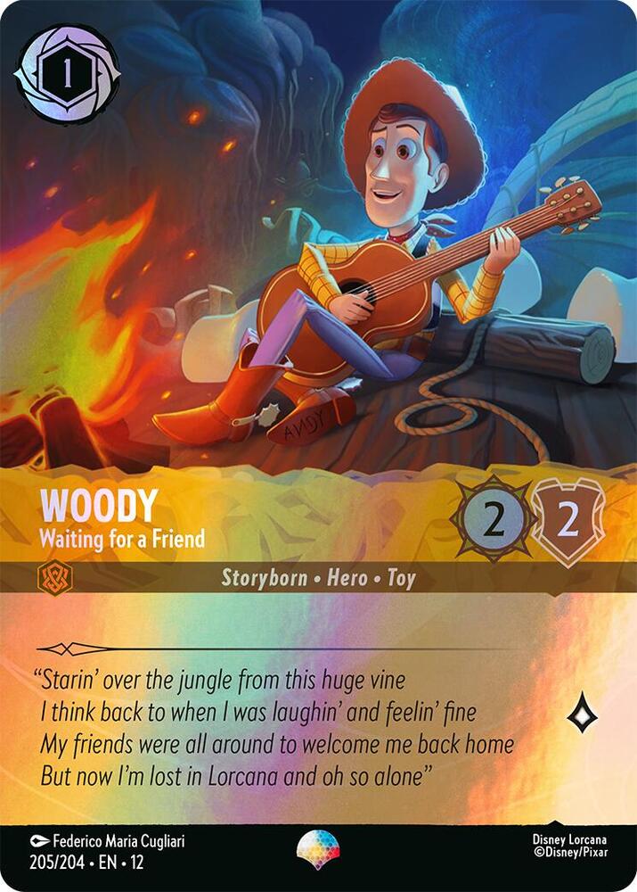Woody - Waiting for a Friend (Epic) Epic Wilds Unknown 205/204 NM