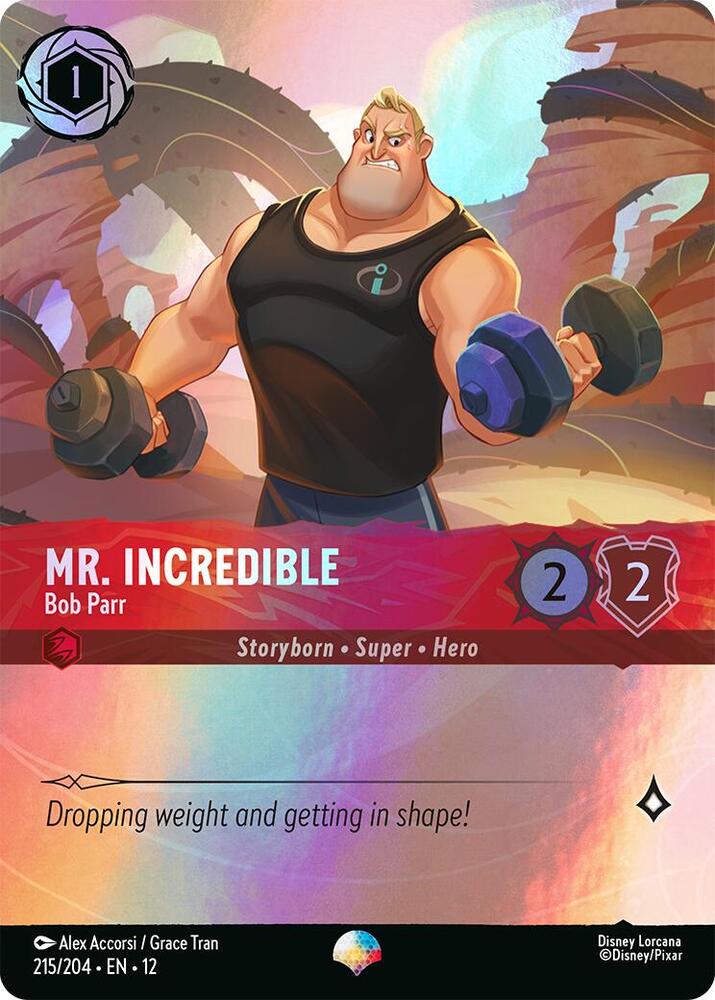 Mr. Incredible - Bob Parr (Epic) Epic Wilds Unknown 215/204 NM