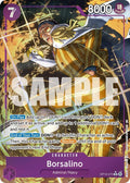 Borsalino (Alternate Art) R The Time of Battle OP16-073 NM (Back)