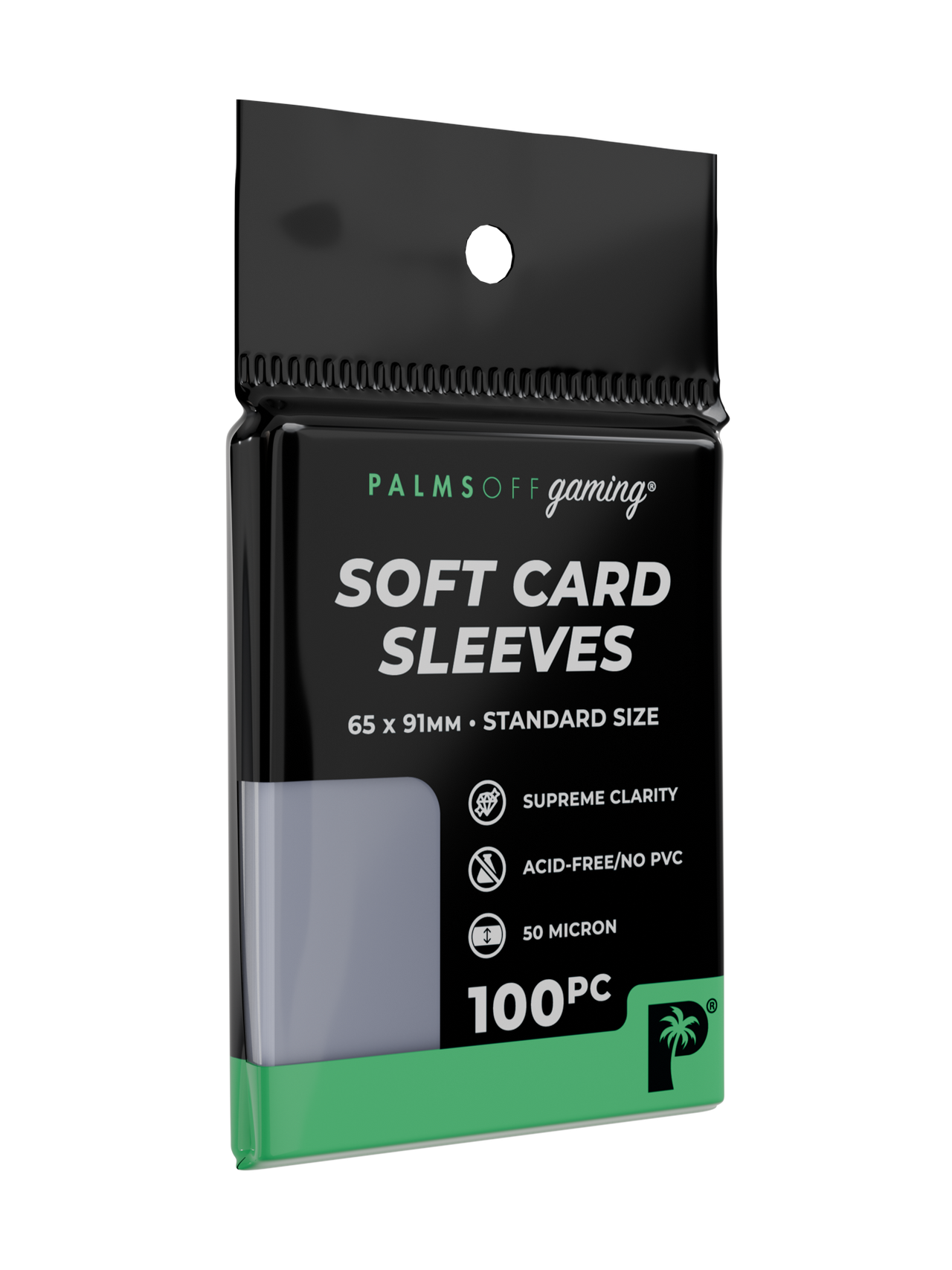 Palms Off Gaming - Regular Size Soft Card Sleeves (100pc)